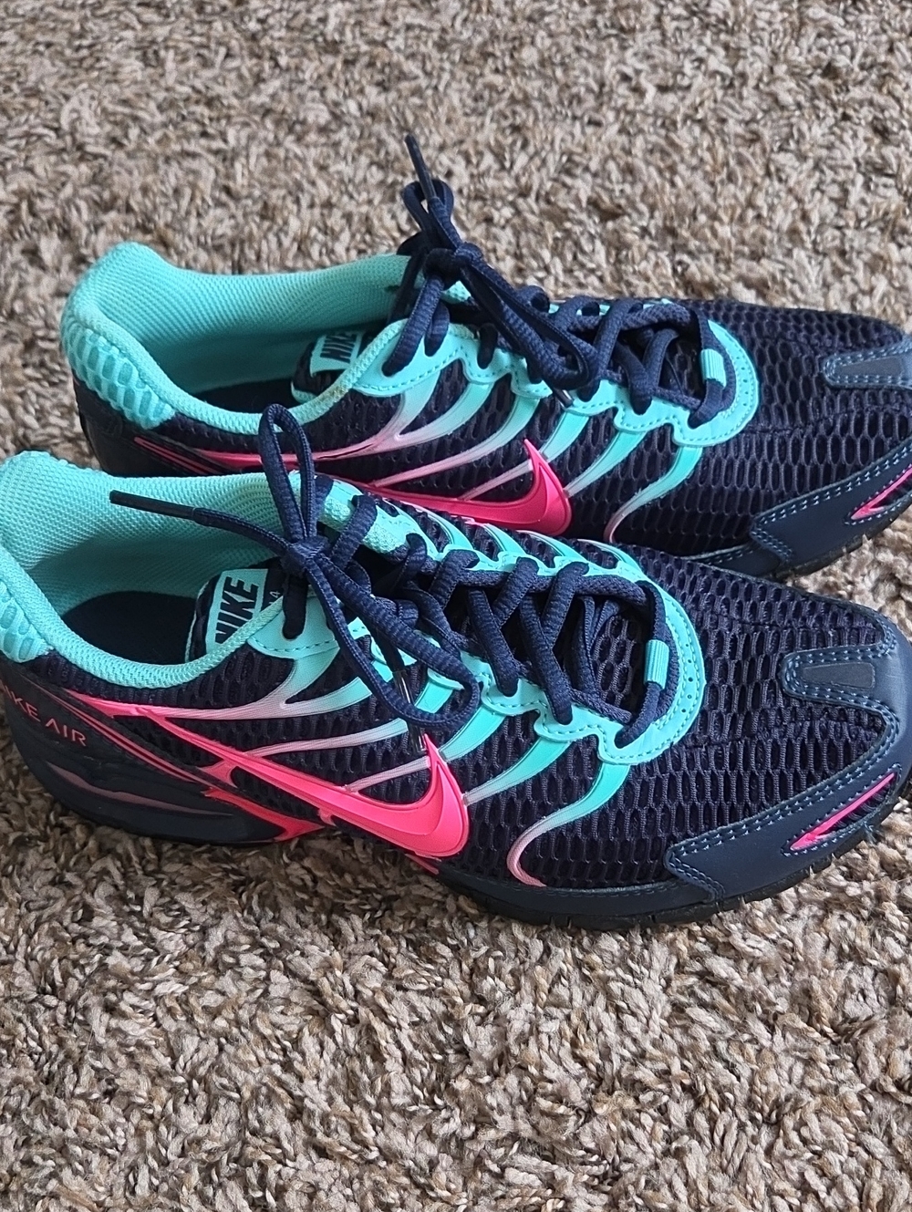 Nike Women's Navy, Teal & Pink Running Sneakers